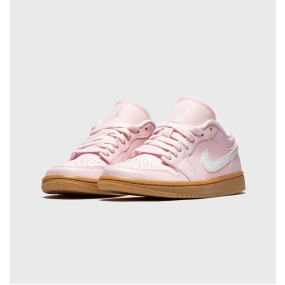 Jordan Nike Low Arctic Pink Gum Women's Shoes - Size 11